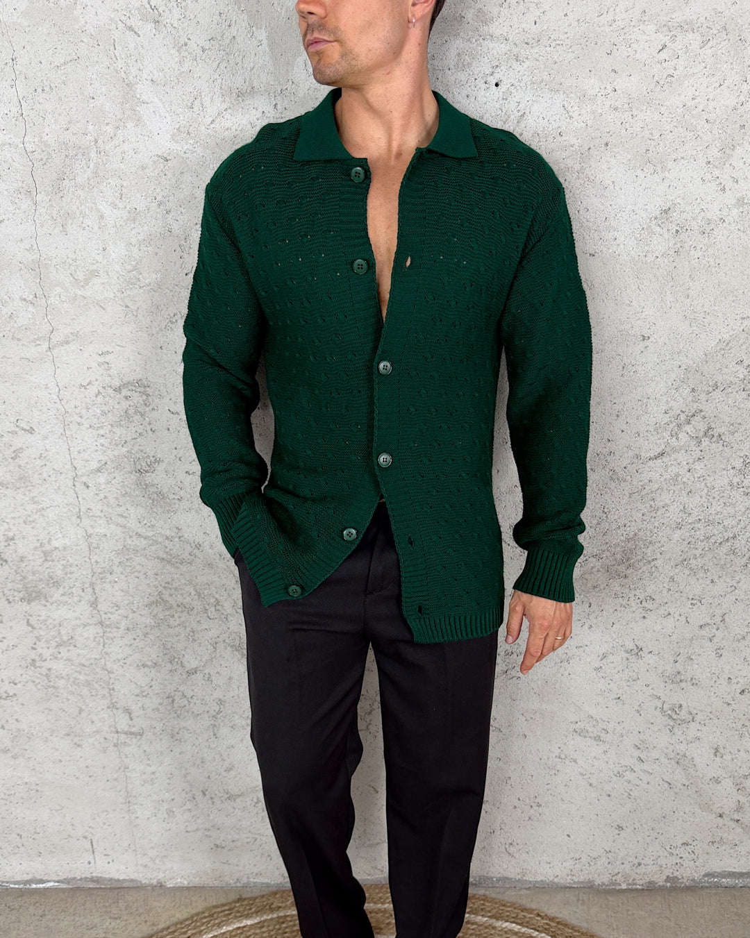 Cardigan Polo Over