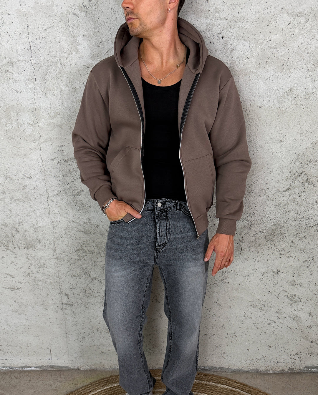 Davies Zip Hoodie
