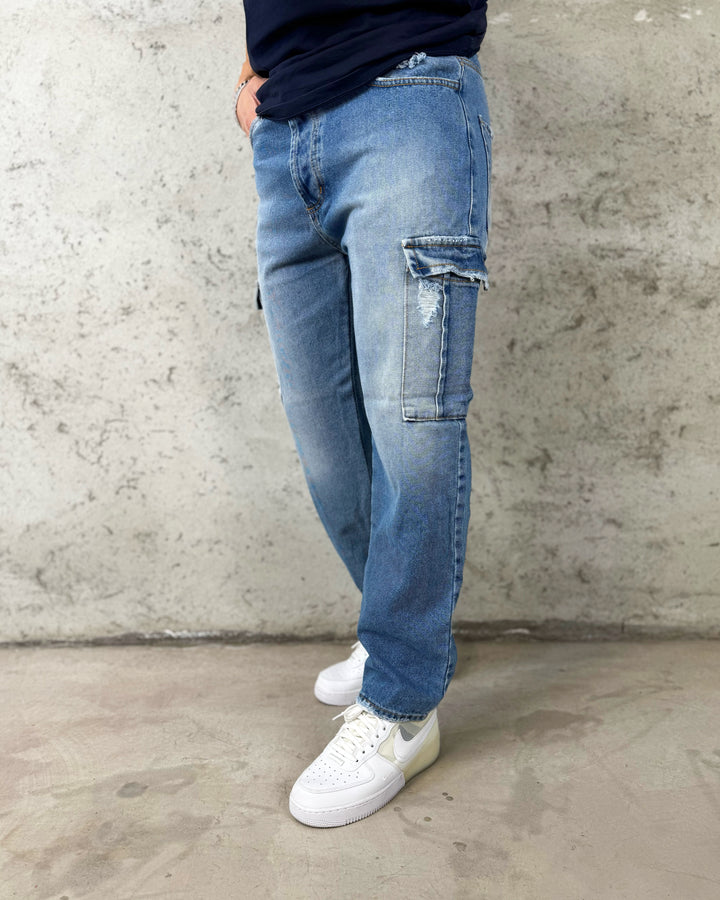 Loose cargo Denim