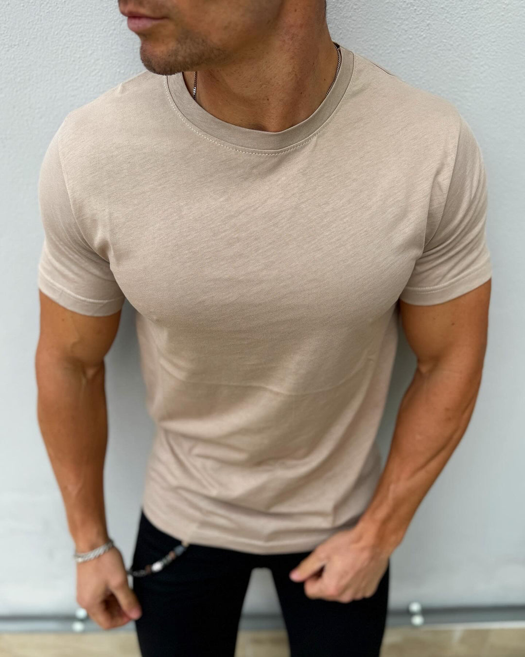 slim basic T-Shirt