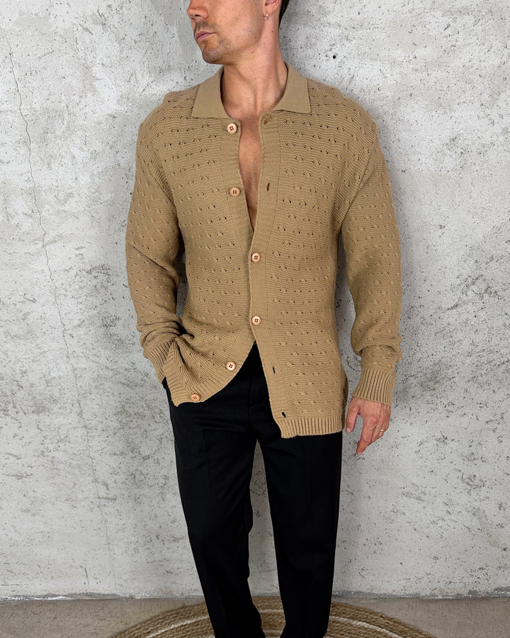 Cardigan Polo Over