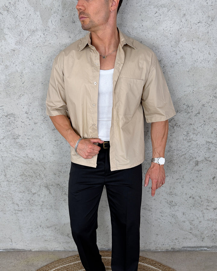 Camicia Crop Basic