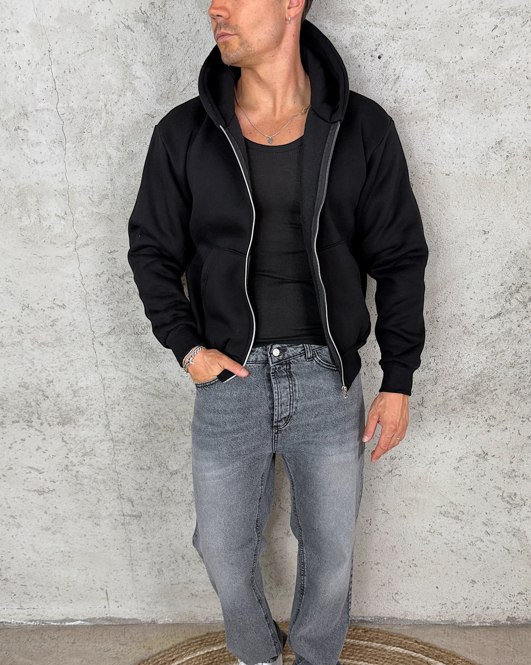 Davies Zip Hoodie