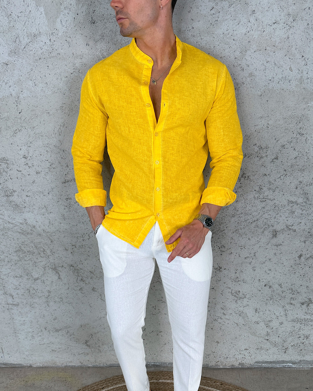 Camicia Lino Fiammato