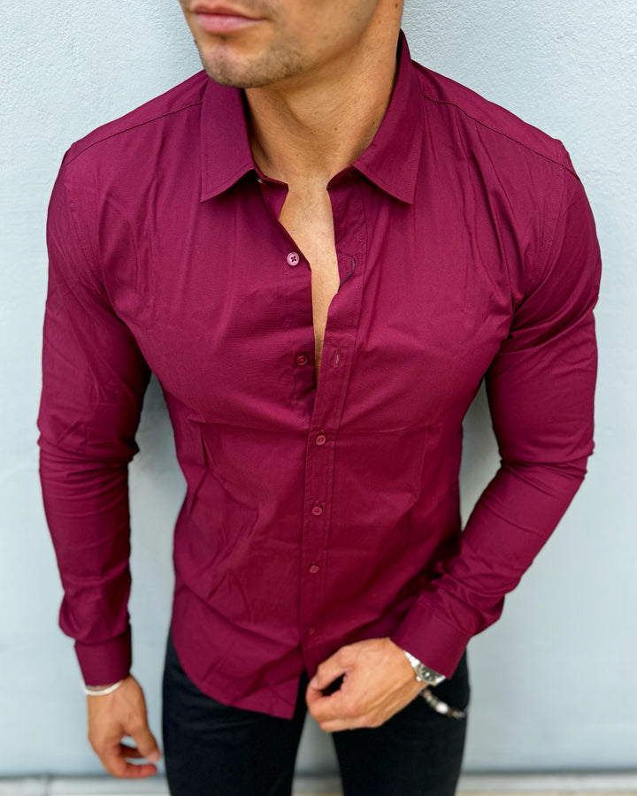 Cuello de camisa elegante