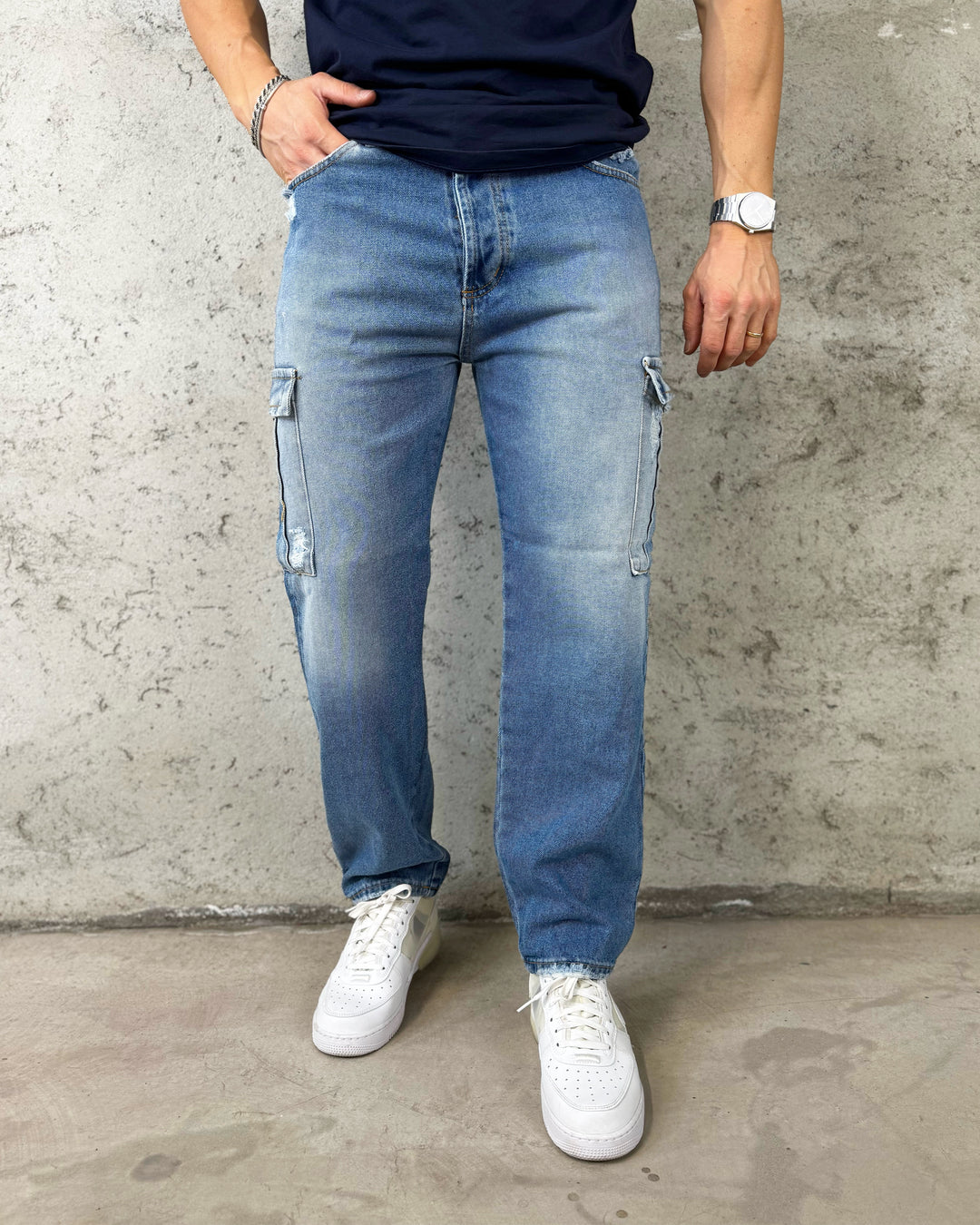 Loose cargo Denim