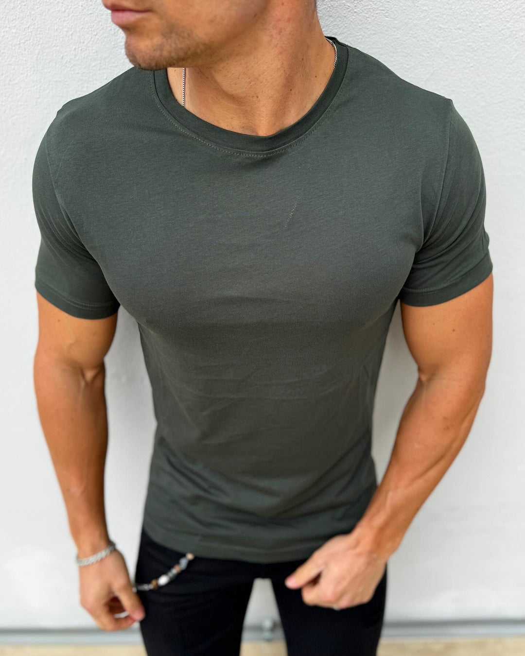 slim basic T-Shirt