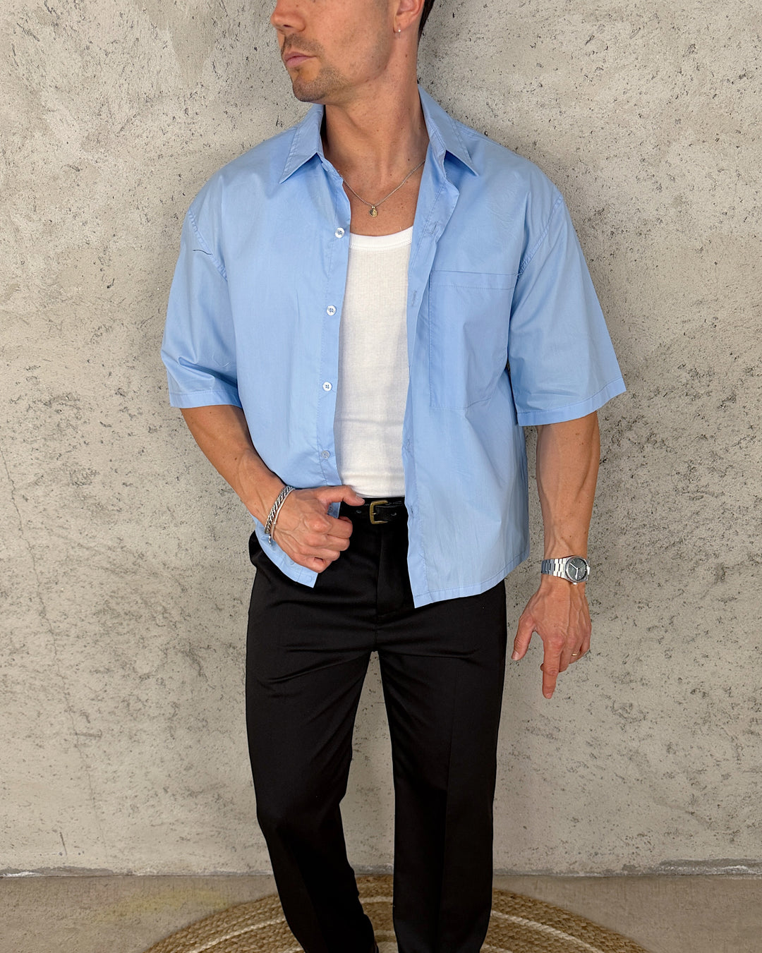 Camicia Crop Basic