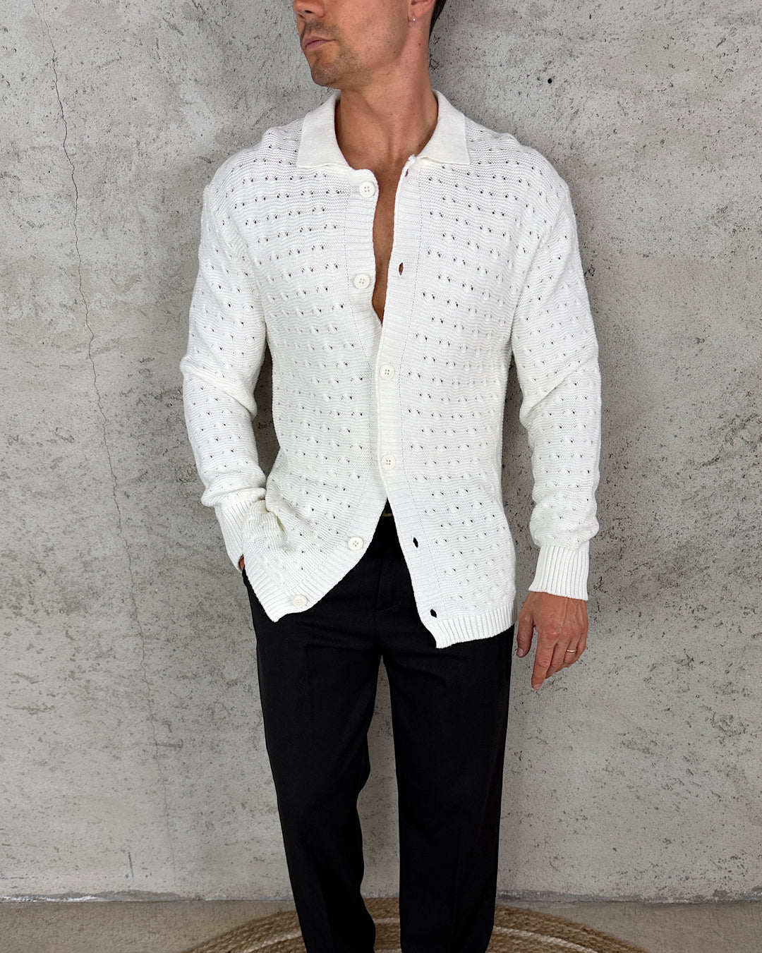 Cardigan Polo Over