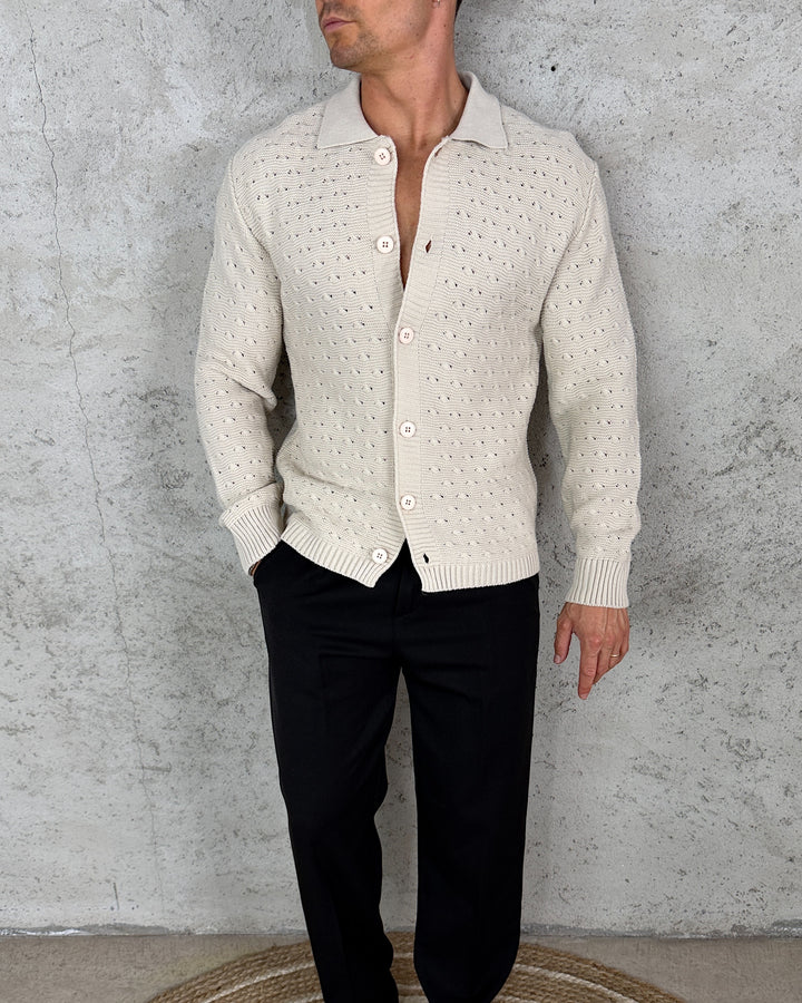 Cardigan Polo Over