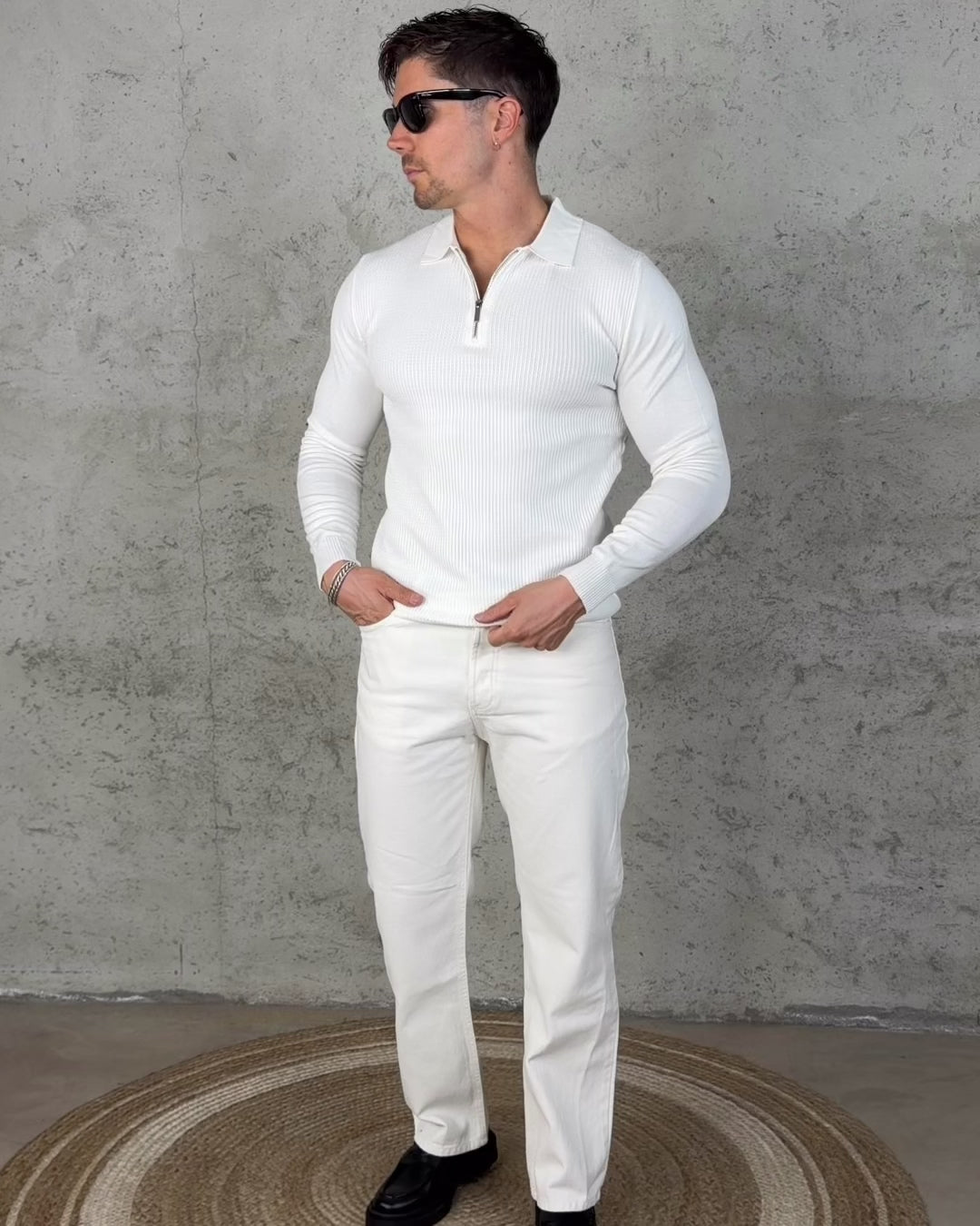 Polo Adiuvar Zip