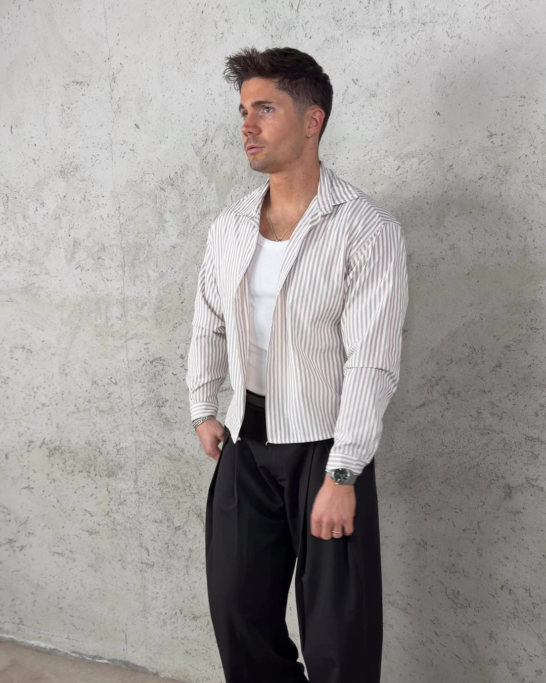 Camicia James Crop