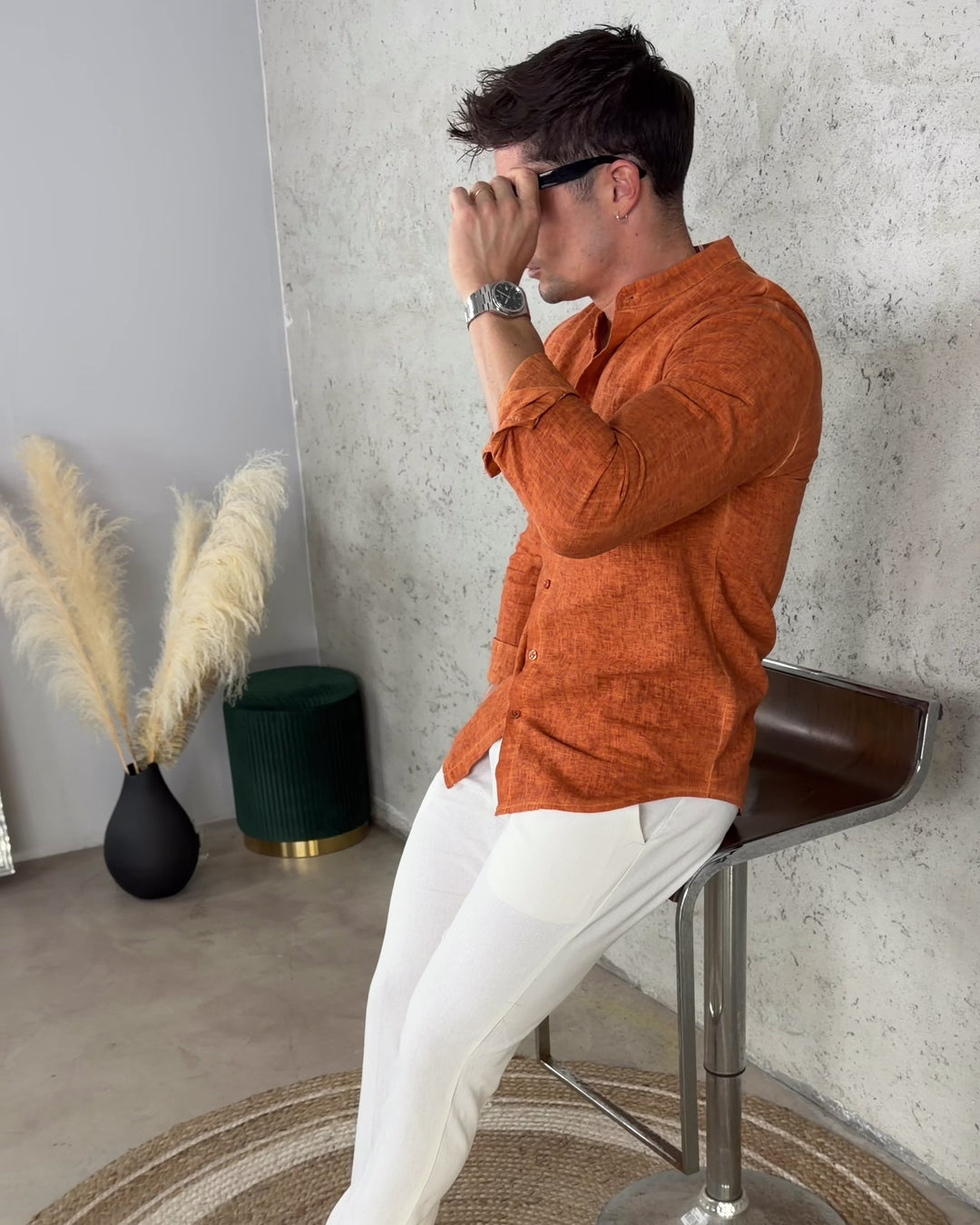 Camicia Lino Fiammato