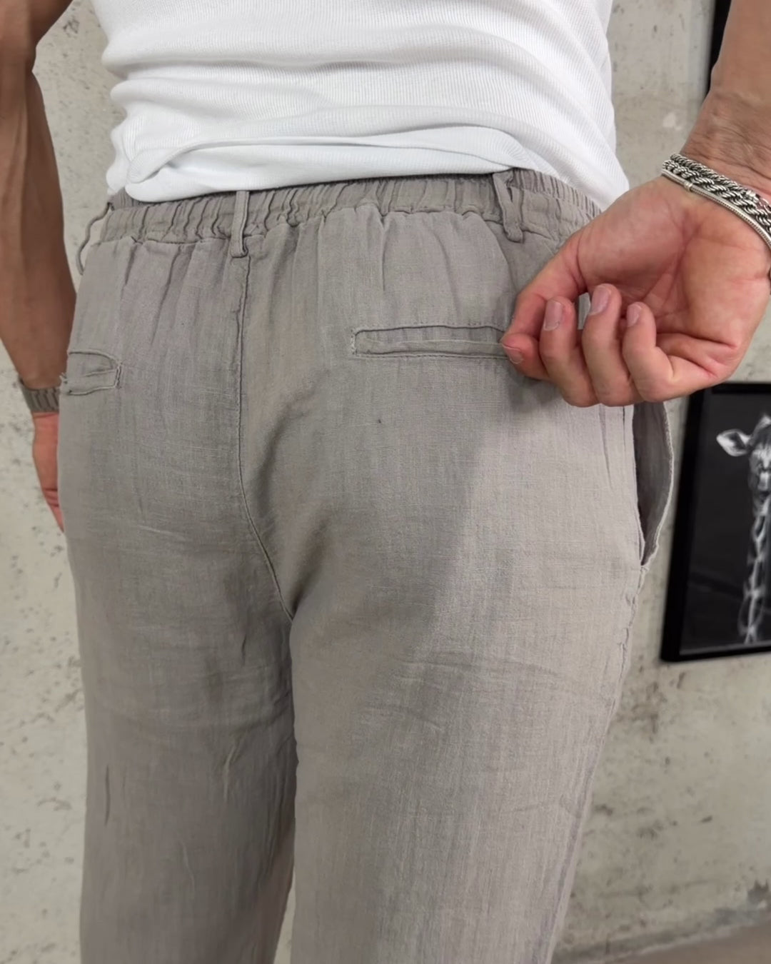 Chinos Puro Lino