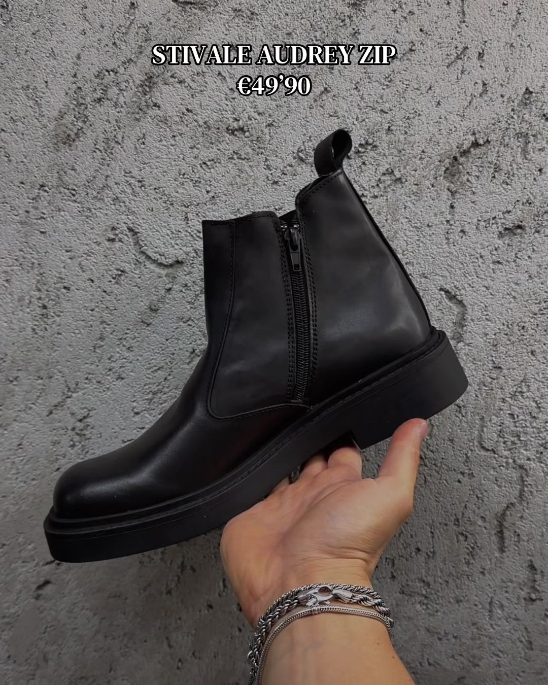 Stivale Audrey Zip